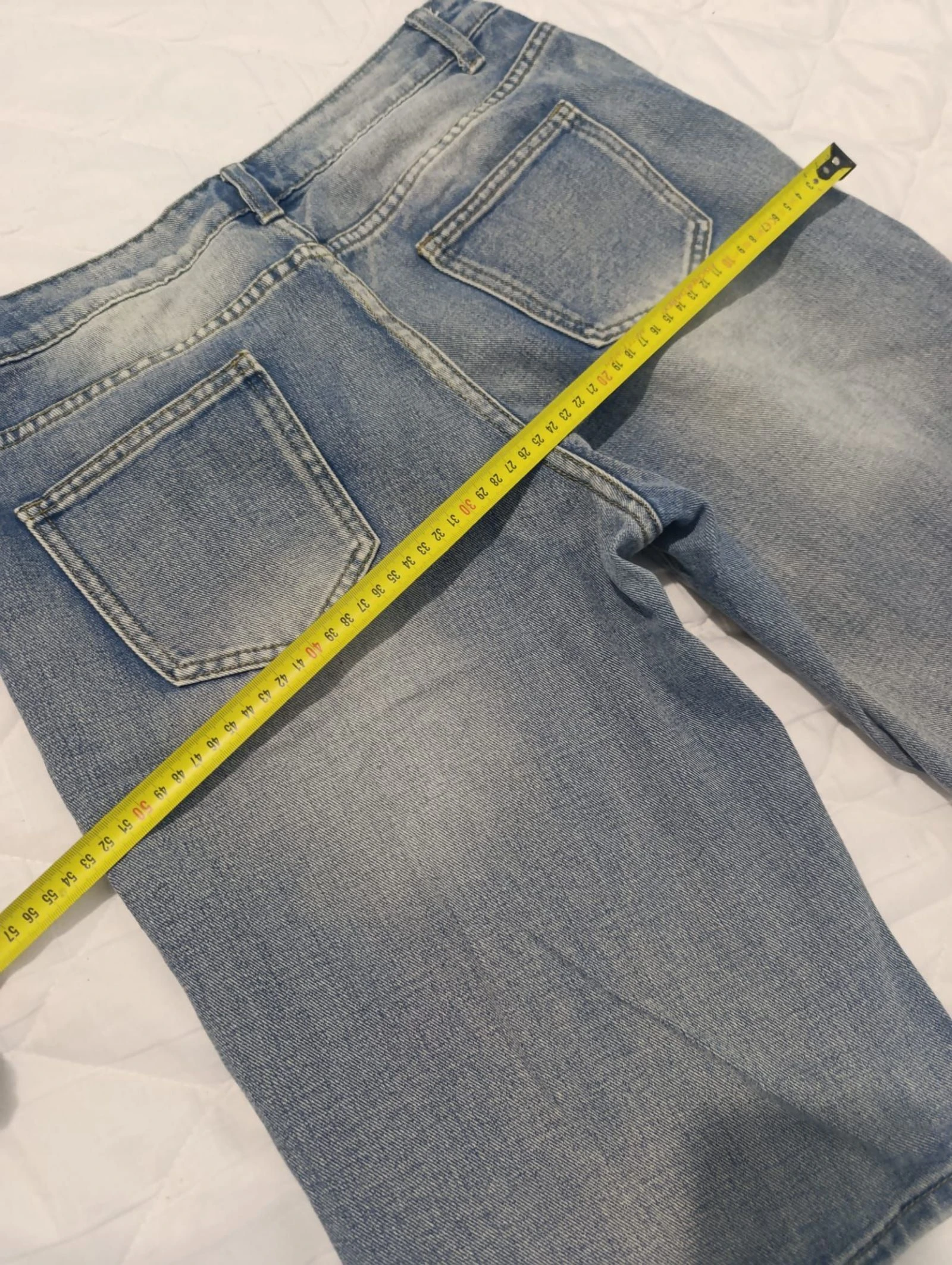 Jeans Short bermudas largas até o joelho tamanho M – photo 10